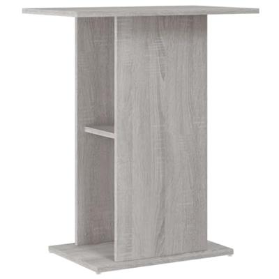 Aquariumstandaard 60,5x36x72,5 cm bewerkt hout grijs sonoma - thumbnail