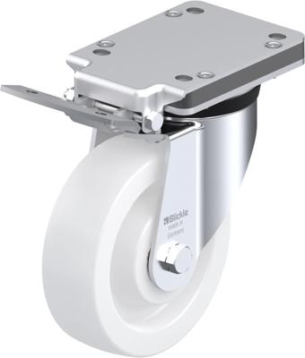 Blickle LK-SPO 160K-IS Zwenkwiel met rem Wieldiameter: 160 mm Draagvermogen (max.): 600 kg 1 stuk(s)