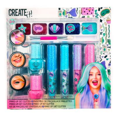 Create It! beauty make-up set glitter, 7dlg.