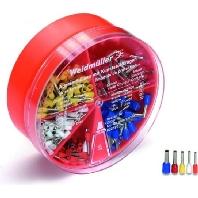 Weidmüller 9025430000 Assortiment adereindhulzen 0.5 mm², 0.75 mm², 1 mm², 1.5 mm², 2.5 mm² Deels geïsoleerd Wit, Grijs, Rood, Zwart, Blauw 400 stuk(s) Weidmüller 9025430000 Assortiment adereindhulzen 0.5 mm², 0.75 mm², 1 mm², 1.5 mm², 2.5 mm² Deels geïsoleerd Wit, Grijs, Rood, Zwart, Blauw 400 stuk(s)