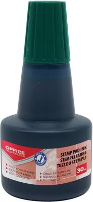 OFFICE products stempelinkt, zonder olie, 30 ml, groen