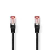 CAT6 S/FTP-Netwerkkabel | RJ45 Male - RJ45 Male | 10 m | Zwart - thumbnail