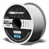 MegaSat 100066 Coaxkabel Buitendiameter: 7.2 mm Wit 100 m - thumbnail