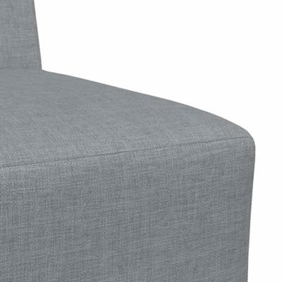 Fauteuil 55 cm stof lichtgrijs
