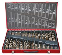 KS Tools 3303650 HSS-G-Co 5 Metaal-spiraalboorset 1 mm, 1.5 mm, 2 mm, 2.5 mm, 3 mm, 3.5 mm, 4 mm, 4.5 mm, 5 mm, 5.5 mm, 6 mm, 6.5 mm, 7 mm, 7.5 mm, 8 mm, 8.5 - thumbnail