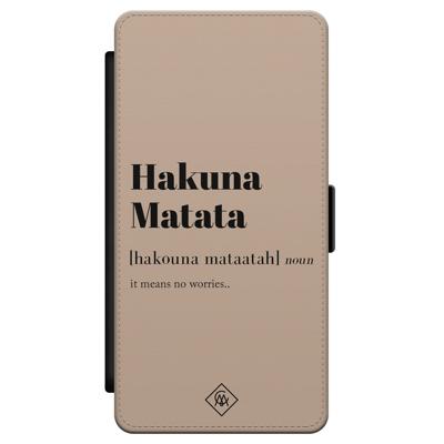 Samsung Galaxy S21 flipcase - Hakuna Matata Samsung Galaxy S21 flipcase - Hakuna Matata