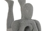 Decoratieve figuren Home ESPRIT Grijs 39 x 13,5 x 20,8 cm - thumbnail