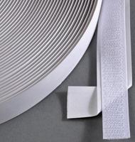 Klittenband klevend 20mm wit haak 25m - 7 stuks - thumbnail