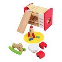Hape poppenhuis kinderkamer - thumbnail