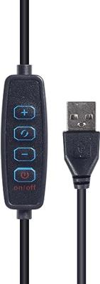 LED-selfiering met telefoonhouder