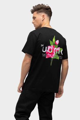 24 Uomo Flora T-shirt Zwart - Maat M - Kleur: Zwart | Soccerfanshop