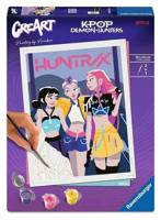 KPop Demon Hunters CreArt Paint by Numbers Painting Set Huntrix - thumbnail