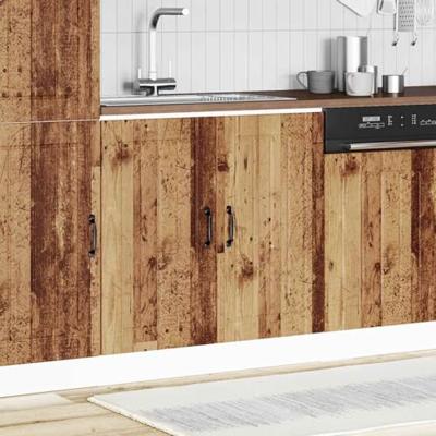 Spoelbakonderkast Lucca bewerkt hout oud houtkleurig