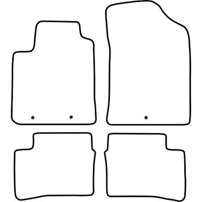 Automatten passend voor Kia Picanto 2011-2015 TMKI526