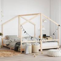 Kinderbedframe 2x(90x200) cm massief grenenhout - thumbnail