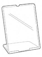 L-standaard A4 vertikaal bovenzijde open - thumbnail