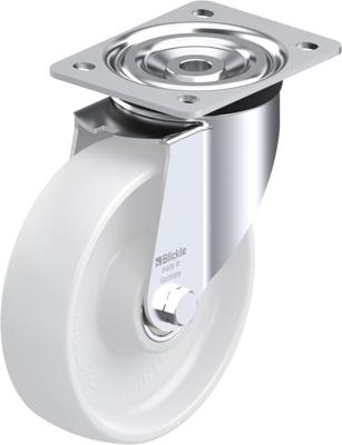 Blickle L-PO 175K Zwenkwiel Wieldiameter: 175 mm Draagvermogen (max.): 400 kg 1 stuk(s)