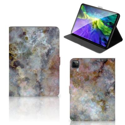 iPad Pro 11 2020/2021/2022 Leuk Tablet hoesje Marmer Grijs iPad Pro 11 2020/2021/2022 Leuk Tablet hoesje Marmer Grijs
