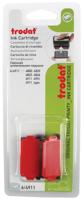 Trodat vervangkussen rood, voor stempel 4911/4820/4822/4846, blister met 2 stuks - thumbnail