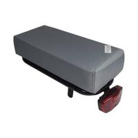 en Zo Fietskussen Bagagedragerkussentje BIG Zilver - thumbnail