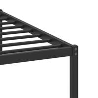Bedframe zonder matras 193x203 cm spaanplaat bruin eikenkleurig - thumbnail