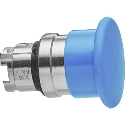 Schneider Electric ZB4BC6 ZB4BC6 Terugstelbaar (Ø) 22 mm Zonder markering Chroom, Blauw 1 stuk(s)