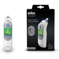 Braun ThermoScan 7+, IRT6525WE Infrarood koortsthermometer Voorverwarmde meetpunt - thumbnail
