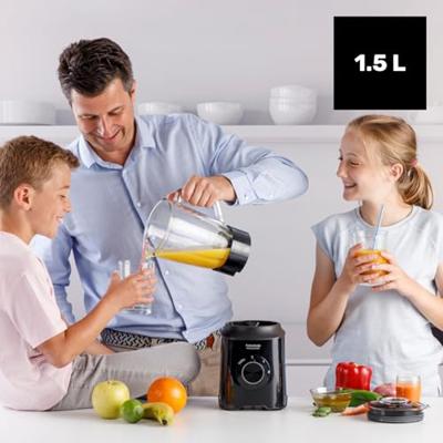 Mixer Taurus PRIOR GLASS1500 Zwart 1500 W 1,5 L - thumbnail