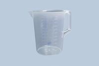 Hunersdorff Meetkan | 5000 ml polypropyleen transparant | D203xH257mm | greep gesloten | 1 stuk - 939000 - 939000 - thumbnail
