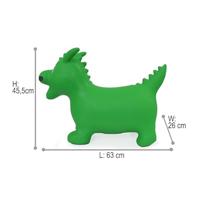 Jamara Bouncing Animal Dragon green with pump - thumbnail