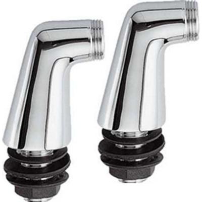 Riko Set chroom staande badrandkoppelingen 1/2x3/4