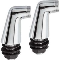 Riko Set chroom staande badrandkoppelingen 1/2x3/4 - thumbnail