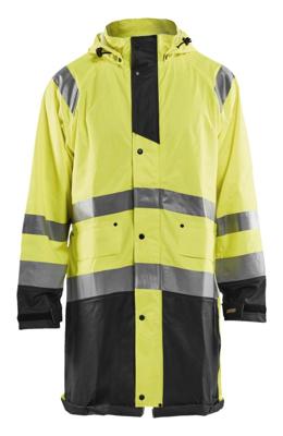 Blåkläder Regenjas High-Vis LEVEL 1 43242000 | High-Vis Geel/Zwart | Maat XXL - 7330509571040 Blåkläder Regenjas High-Vis LEVEL 1 43242000 | High-Vis Geel/Zwart | Maat XXL - 7330509571040