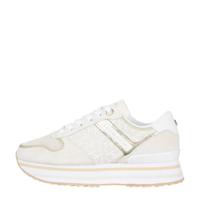 Tommy Hilfiger TH metallic flatform AF2 white dove Beige  - thumbnail