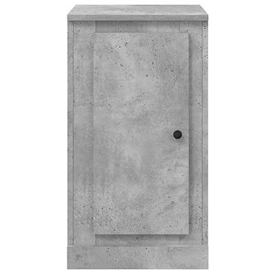 Dressoir 37,5x35,5x67,5 cm bewerkt hout betongrijs - thumbnail