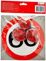 Hangdecoratie verkeersbord &apos;60&apos; - thumbnail