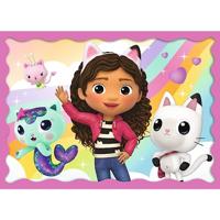 Trefl Gabby's Dollhouse 4in1 Puzzel 35-70 Stukjes - thumbnail