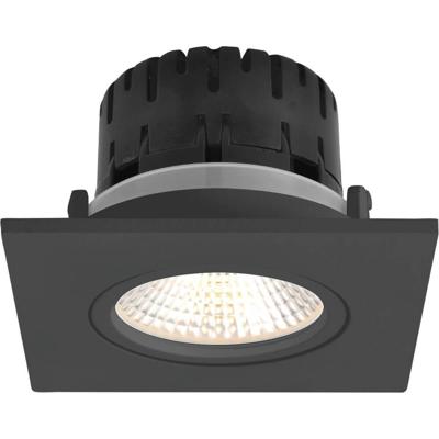 Inbouwspot Artdelight Austin 1 Lichts Vierkant LED 2700K Dimbaar Zwart Inbouwspot Artdelight Austin 1 Lichts Vierkant LED 2700K Dimbaar Zwart