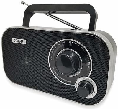 Transistor Radio Denver Electronics TR-51 Black AM/FM-tuner Zwart Transistor Radio Denver Electronics TR-51 Black AM/FM-tuner Zwart