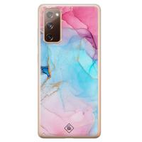 Samsung Galaxy S20 FE siliconen hoesje - Marble colorbomb - thumbnail