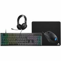 CORSAIR 4-in-1 Gaming Pack - K55 toetsenbord + Harpoon RGB Pro gamingmuis + MM100 muismat + HS35 multiplatform headset - thumbnail