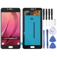 LCD-scherm en Digitizer volledige vergadering (OLED materiaal) voor Galaxy C7 Pro / C7010(Black) - thumbnail