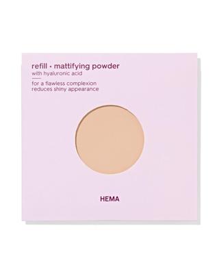 HEMA Navulling mattifying powder 18 soft sand