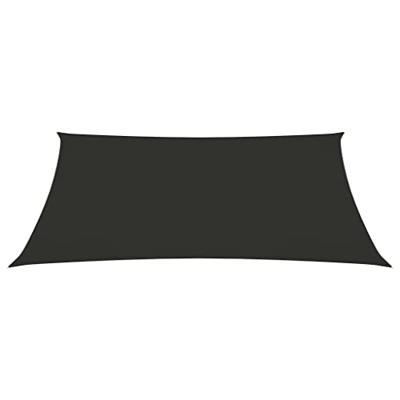 VidaXL Zonnezeil trapezium 2/4x3 m oxford stof antracietkleurig