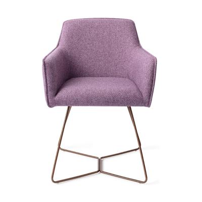 Jesper Home Eetkamerstoel 'Hofu' Beehive Rose, kleur Violet Daisy
