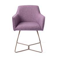 Jesper Home Eetkamerstoel 'Hofu' Beehive Rose, kleur Violet Daisy - thumbnail