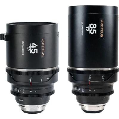 Laowa Proteus 2x Anamorphic bundel (45mm, 85mm) - Silver - Arri PL+E Laowa Proteus 2x Anamorphic bundel (45mm, 85mm) - Silver - Arri PL+E