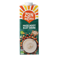 Zonnatura Rijst hazelnoot drink bio 1 Liter - thumbnail
