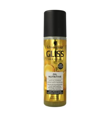 Schwarzkopf Gliss Kur Oil Nutritive Anti-Klit Spray