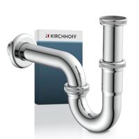 Kirchhoff Buisvormige sifon, chroom, 1 1/4" x 32 mm - 98801110 - thumbnail